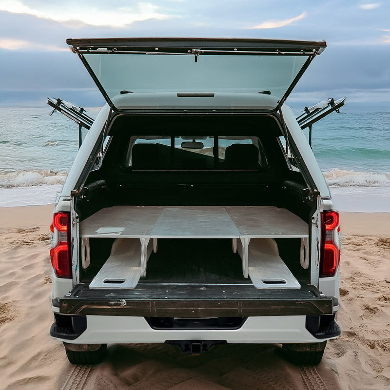 Load image into Gallery viewer, Affordable Chevy Silverado Rock Sliders Lengthwise