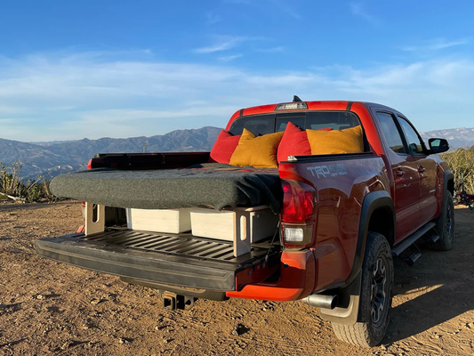 truck bed camping platform