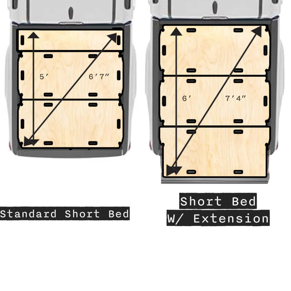 BamBed - (Short Bed Tacoma)