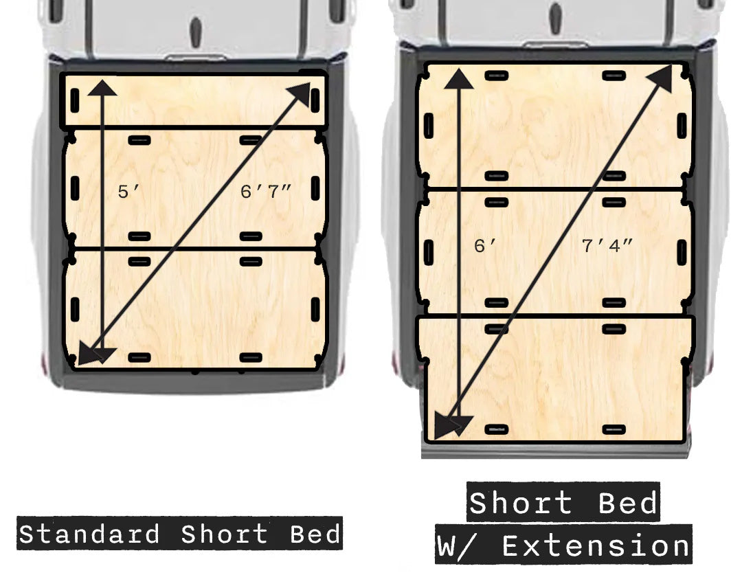 BamBed - (Short Bed Tacoma)