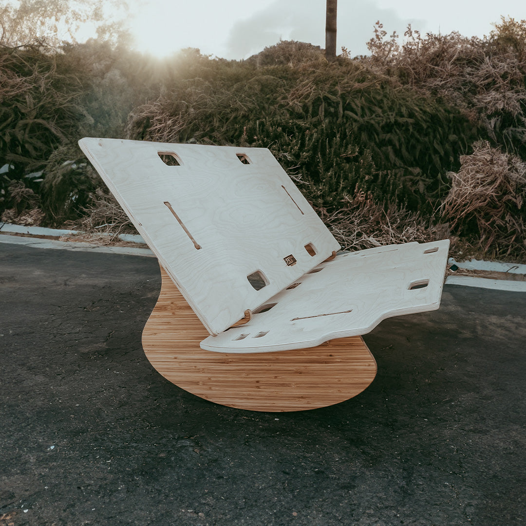 Turns into a rocking couch