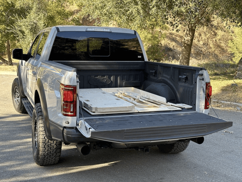 F150 Truck Bed Camp Platform BamBed Easy, Strong, Modular BamBeds