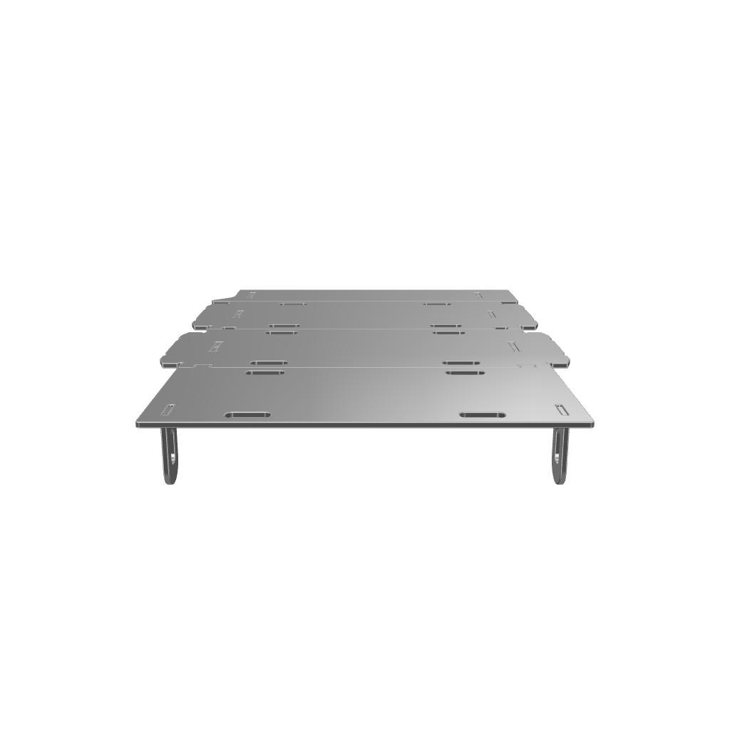 CAD file showing 3D depiction of jeep gladiator truck bed